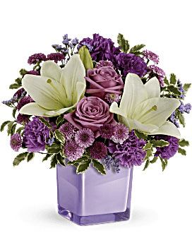 Teleflora's Pleasing Purple Bouquet